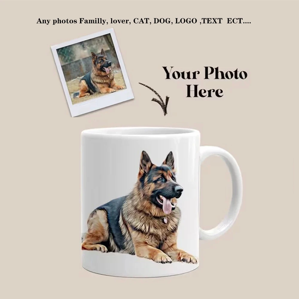 Coffee Tea Images - Gepersonaliseerde uw fotomok, aangepaste NAAM BEELD