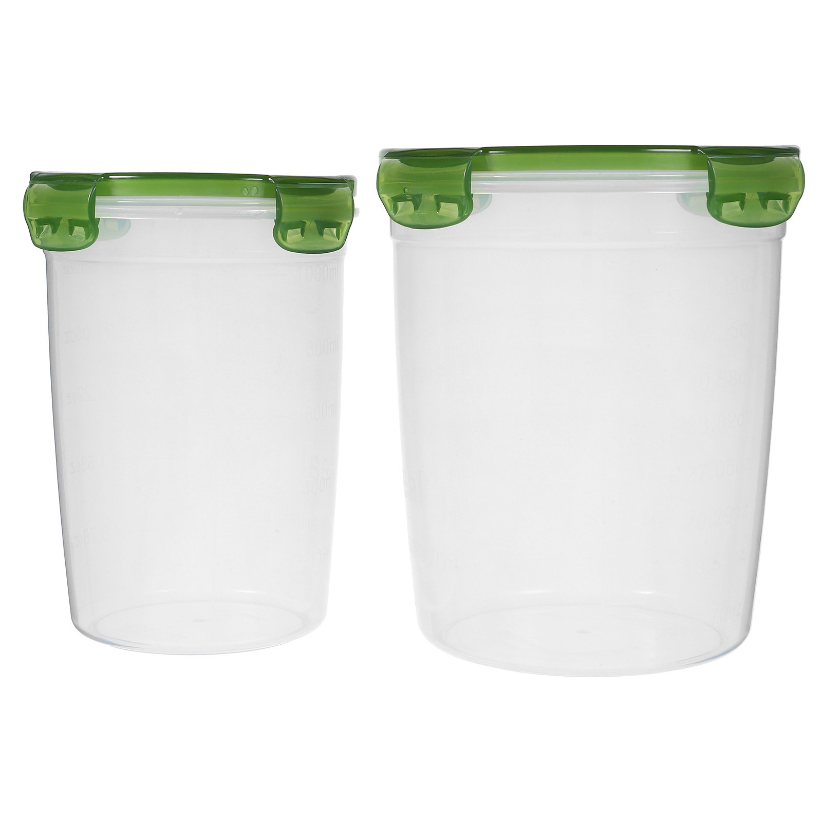 Coffee Tea Sugar - 2 stuks luchtdichte voedselcontainers van PP-plastic,