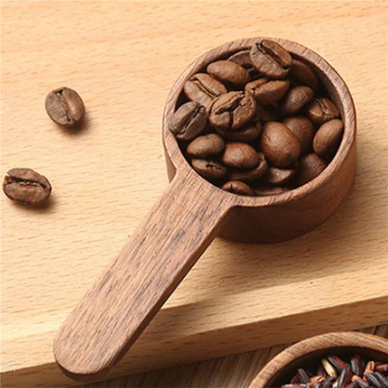 Houten maatlepelset, keukenmaa - Coffee Tea Sugar recensie en prijs