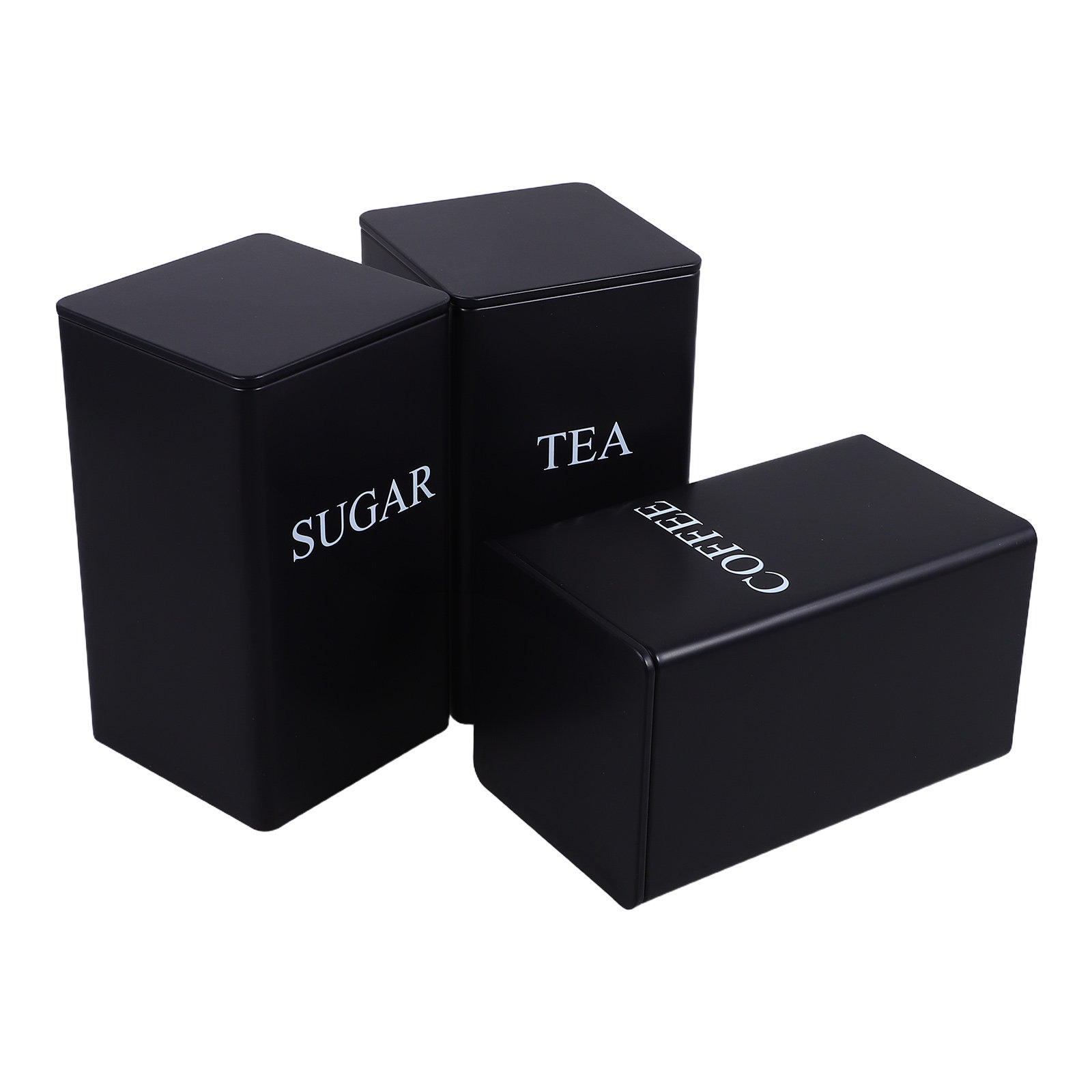 3-delige set metalen opbergbus - Coffee Tea Sugar recensie en prijs