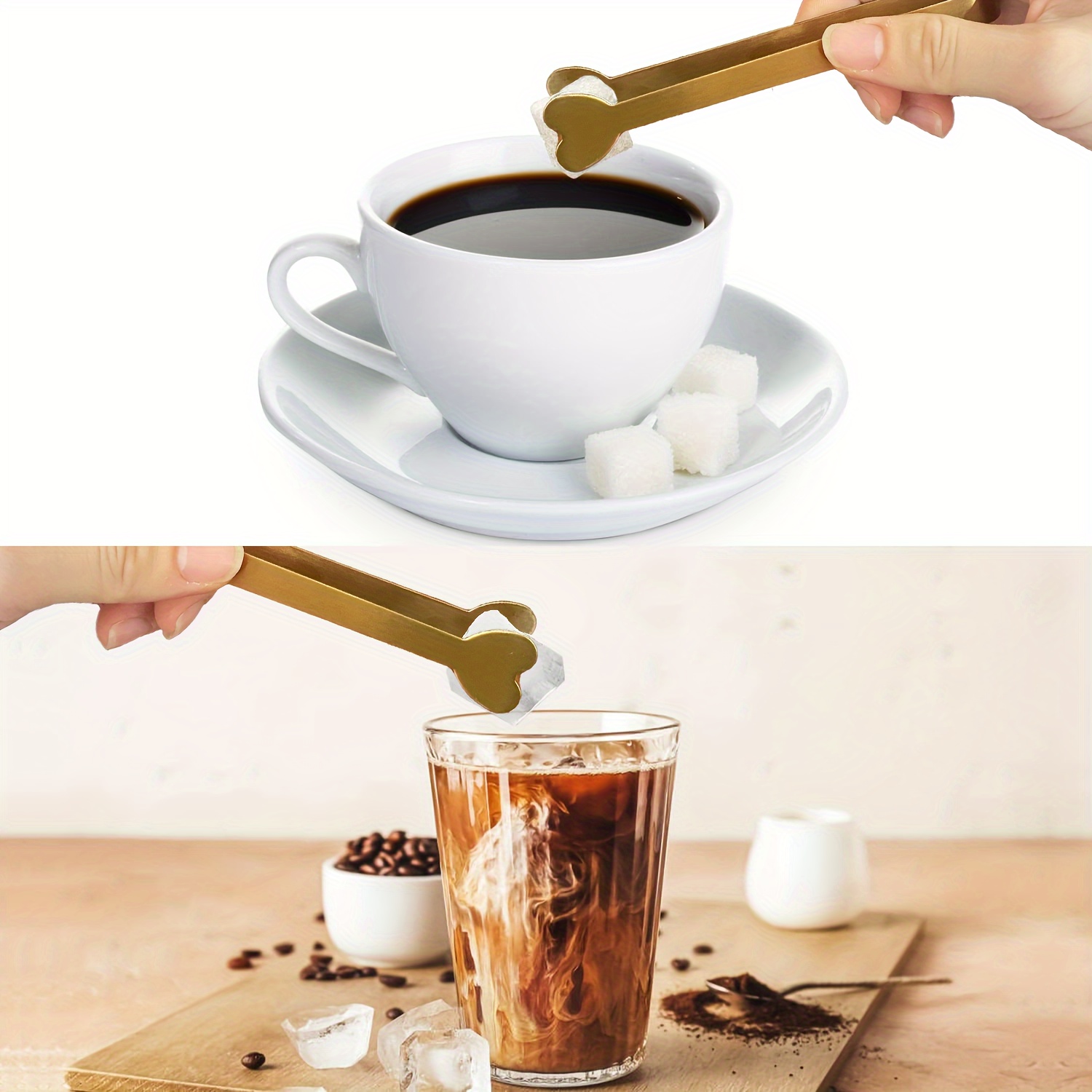5 stuks roestvrijstalen hartvo - Coffee Tea Sugar recensie en prijs