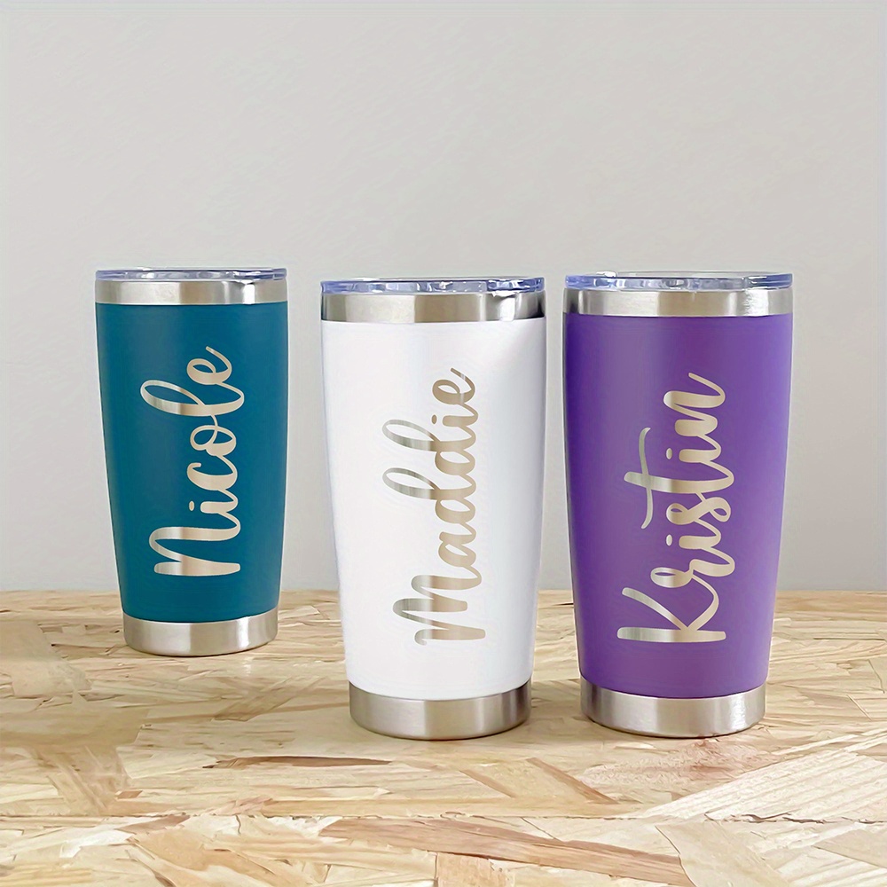 Gepersonaliseerde 20oz RVS Tum - Coffee Tea Name recensie en prijs