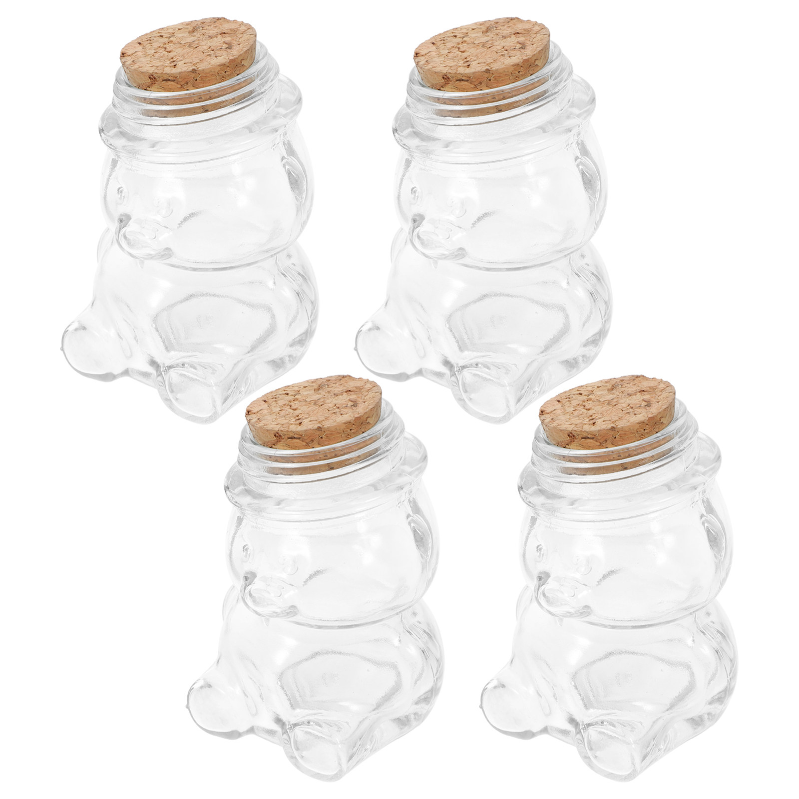 Set van 4 transparante glazen  - Coffee Tea Sugar recensie en prijs