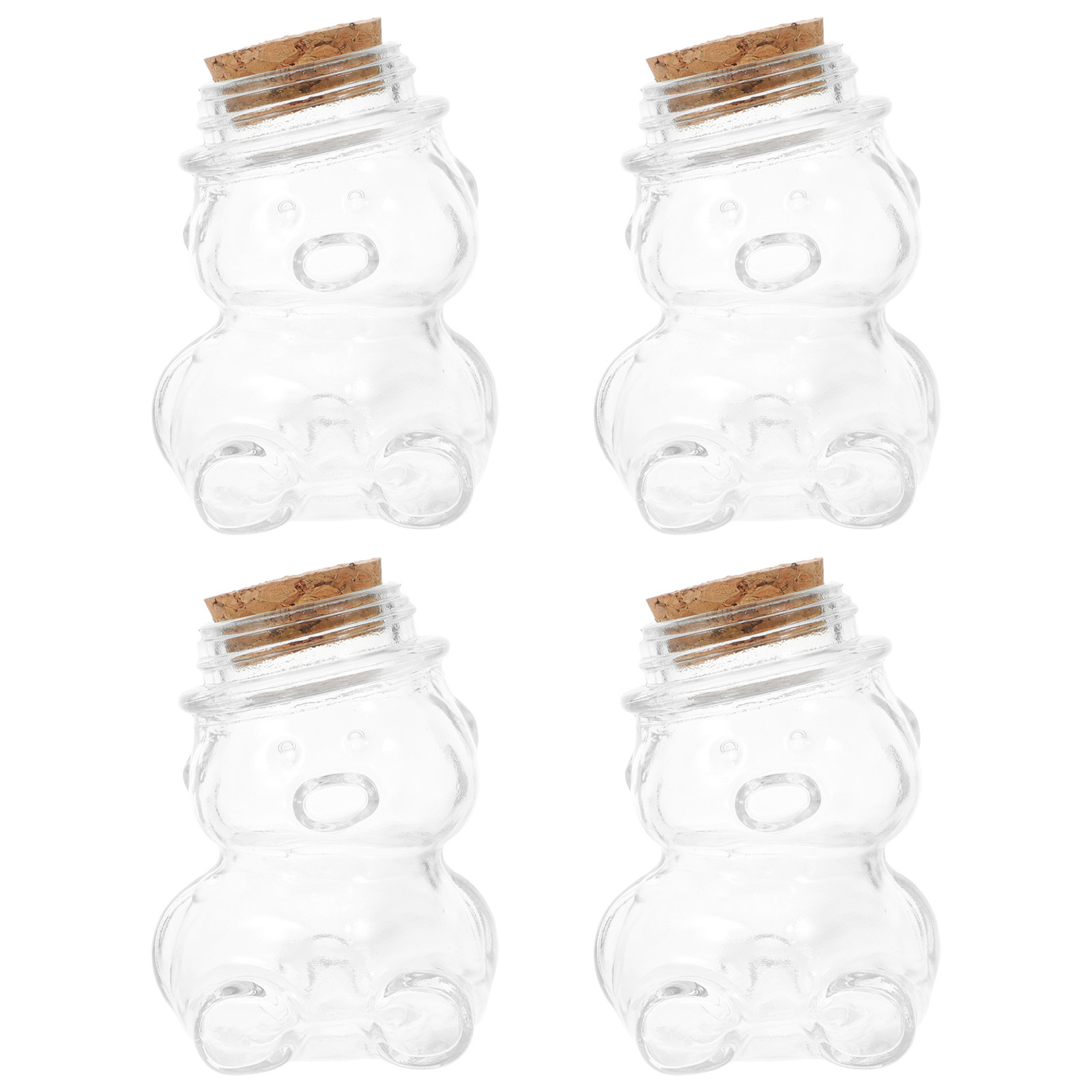 Set van 4 transparante glazen  - Coffee Tea Sugar recensie en prijs