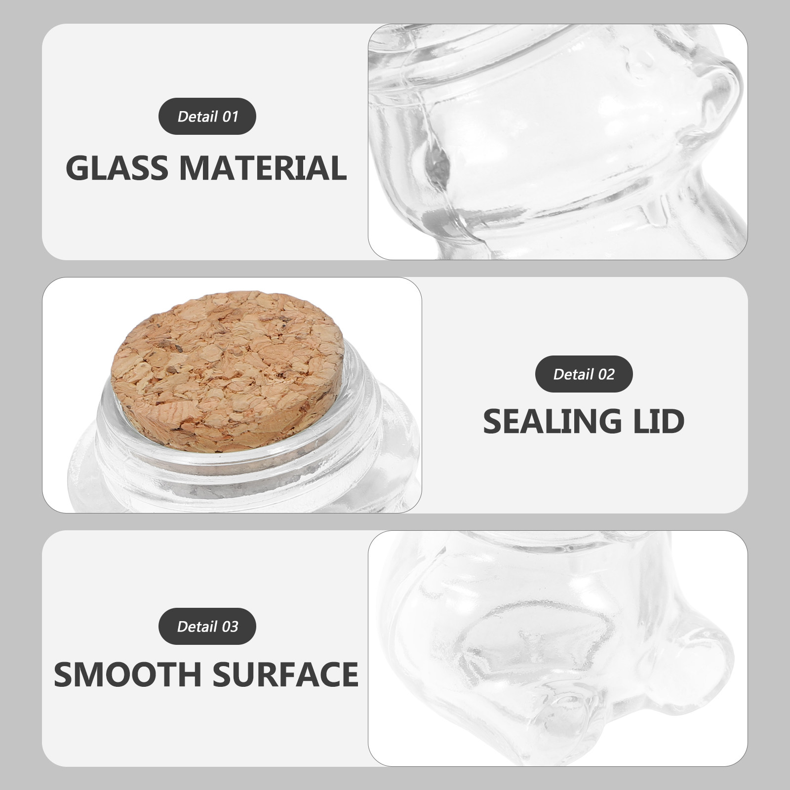 Set van 4 transparante glazen  - Coffee Tea Sugar recensie en prijs