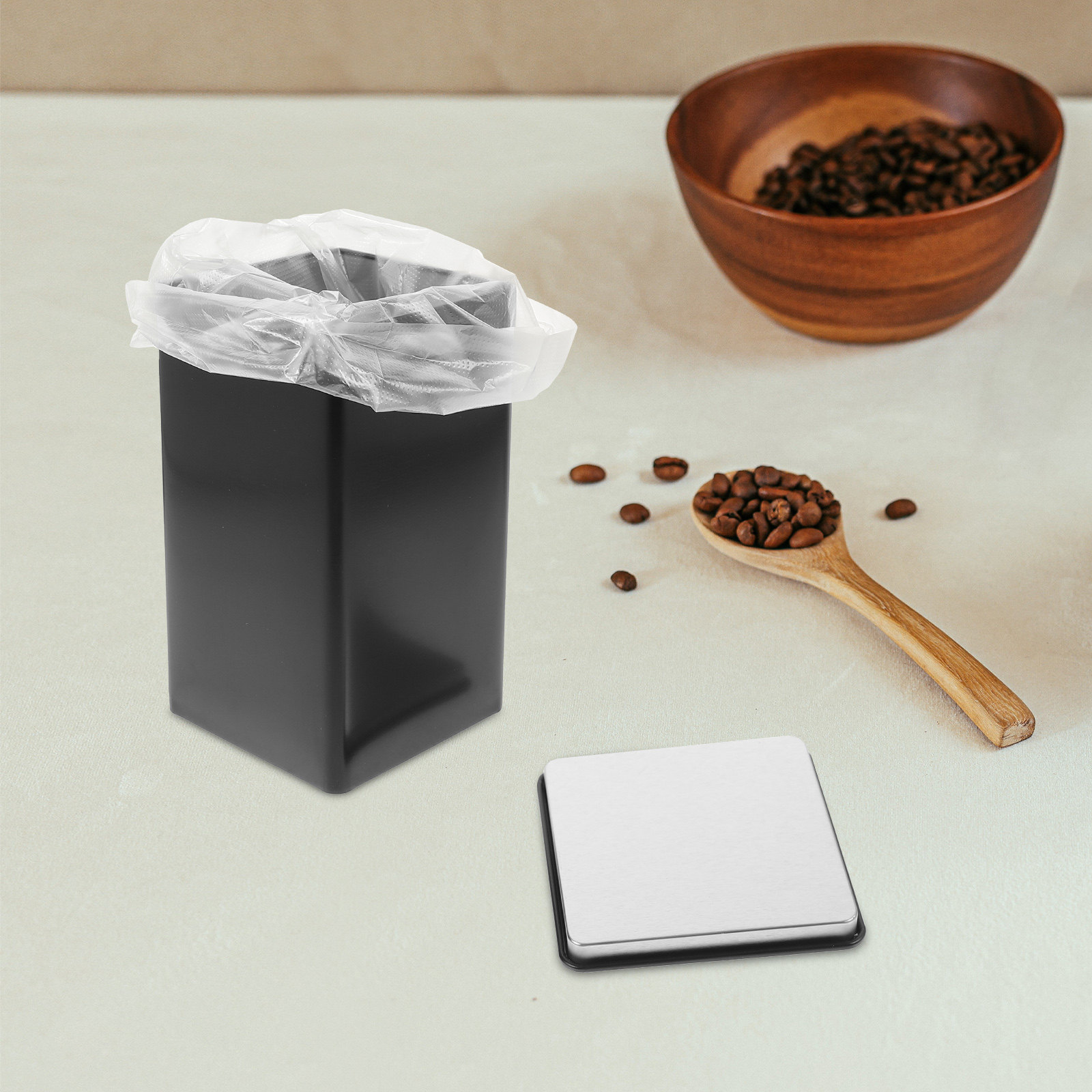 4 stuks opbergpotten, grote op - Coffee Tea Sugar recensie en prijs