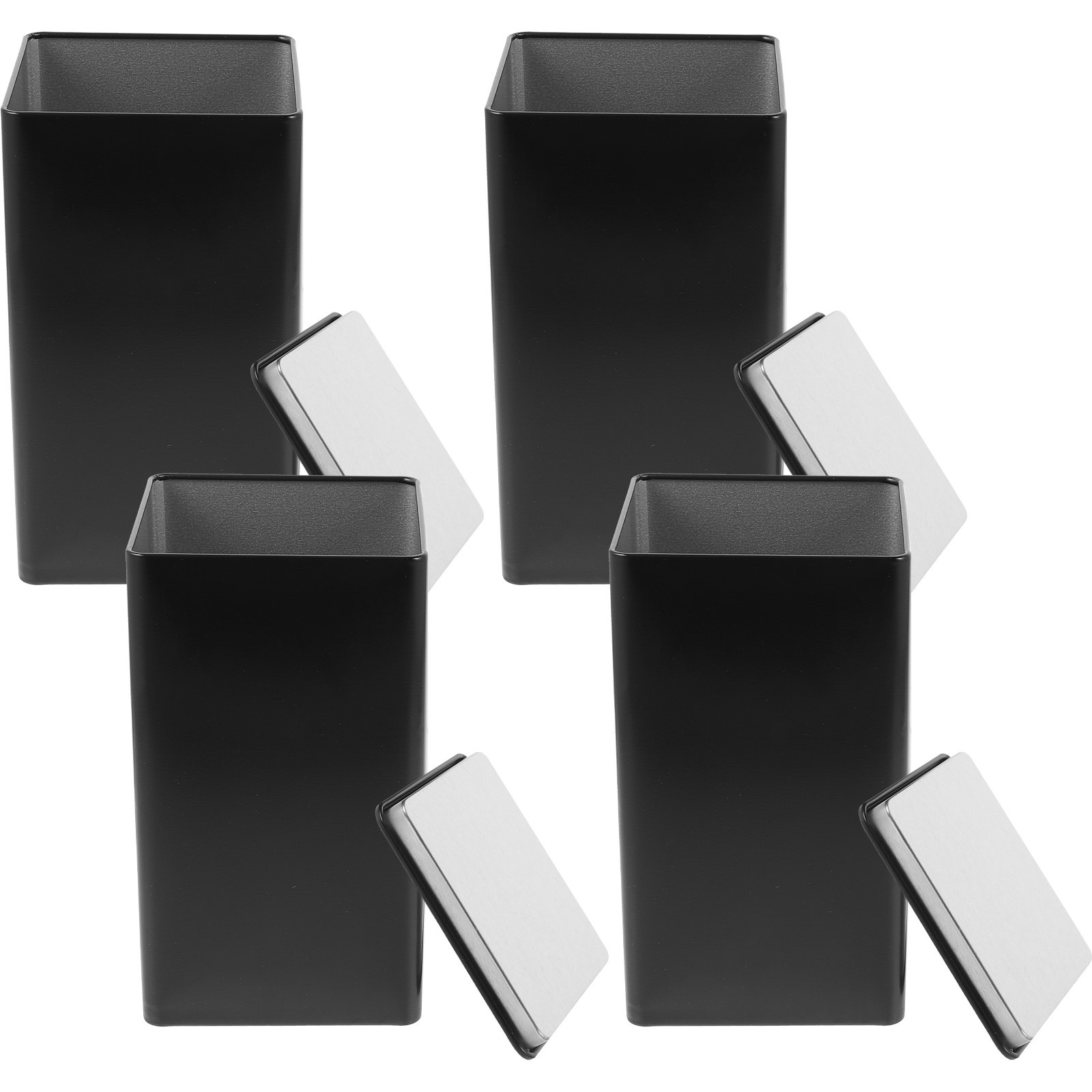 4 stuks opbergpotten, grote op - Coffee Tea Sugar recensie en prijs