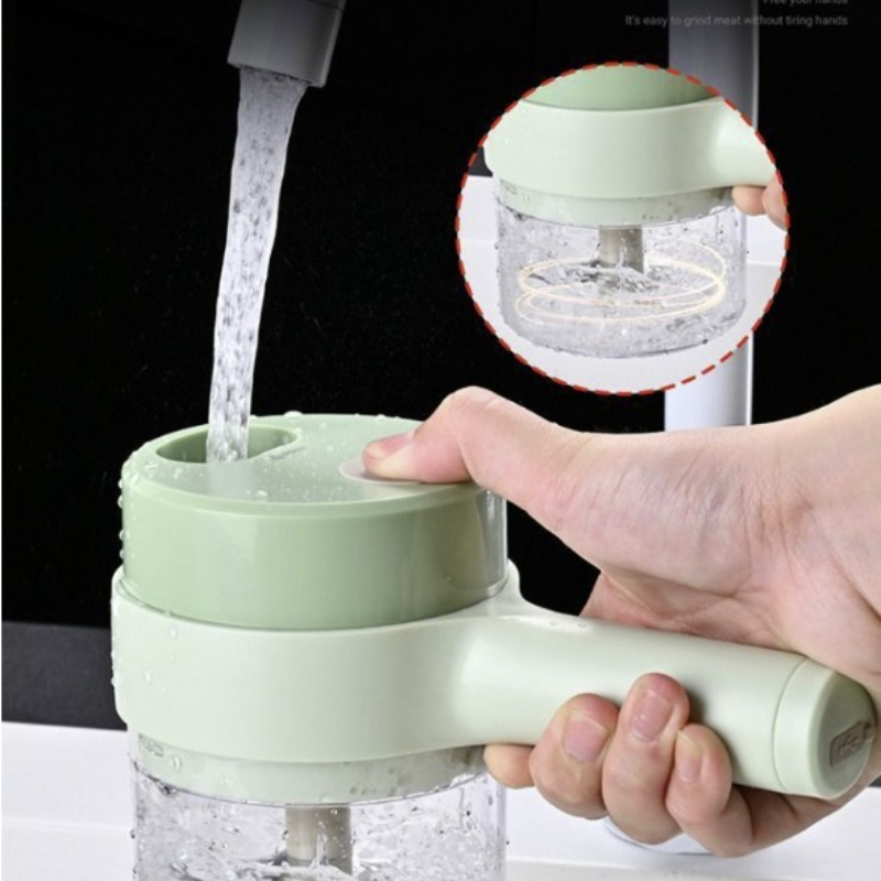 4In1 Elektrische Groentensnijd - Burr Hand Grinder recensie en prijs