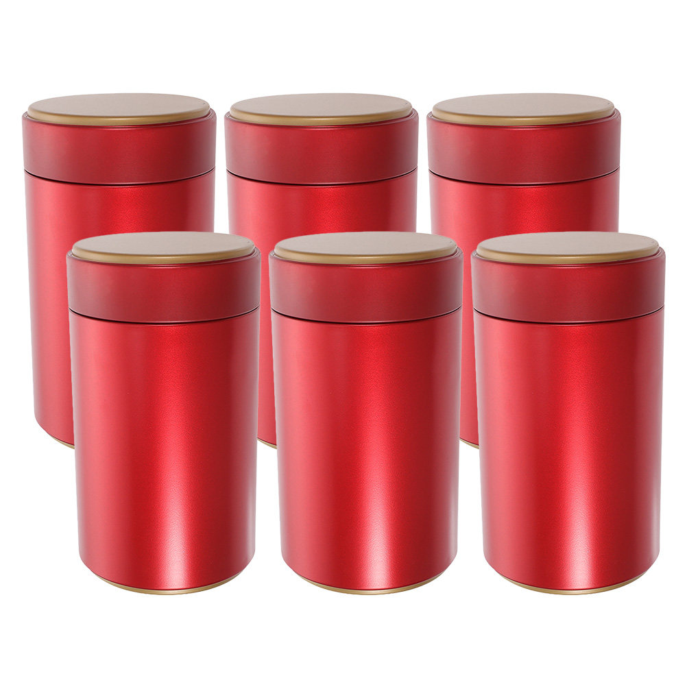 6 stuks blikken theeblikken, a - Coffee Tea Sugar recensie en prijs